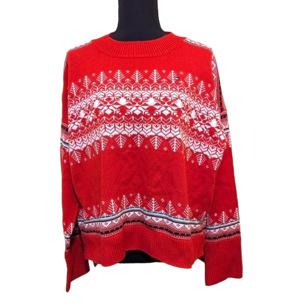 Tommy Hilfiger Christmas‎ Sweater Sz Large
